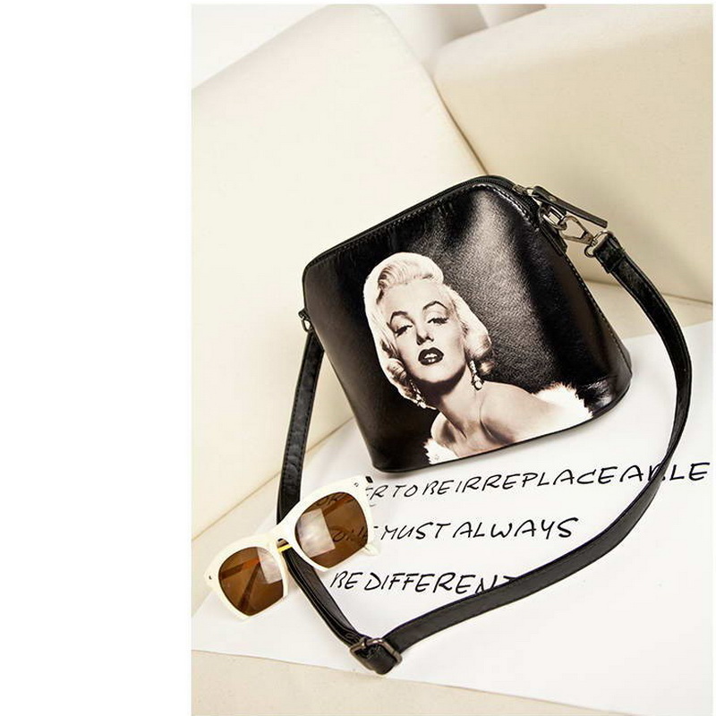 Kleine Casual Damen Katze Tier Gedruckt Shell Stil Messenger Bags Pu Leder Dame Cut Druck Umhängetaschen