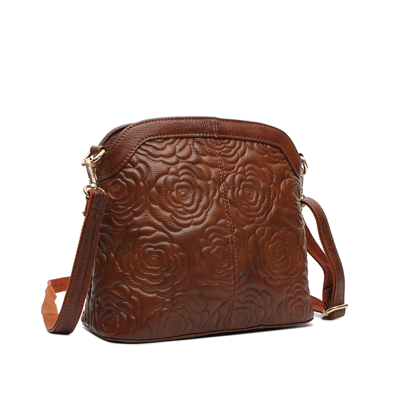 Echtes Leder Taschen für Damen blume Damen Umhängetasche shell Tasche bolsa feminina Umhängetasche