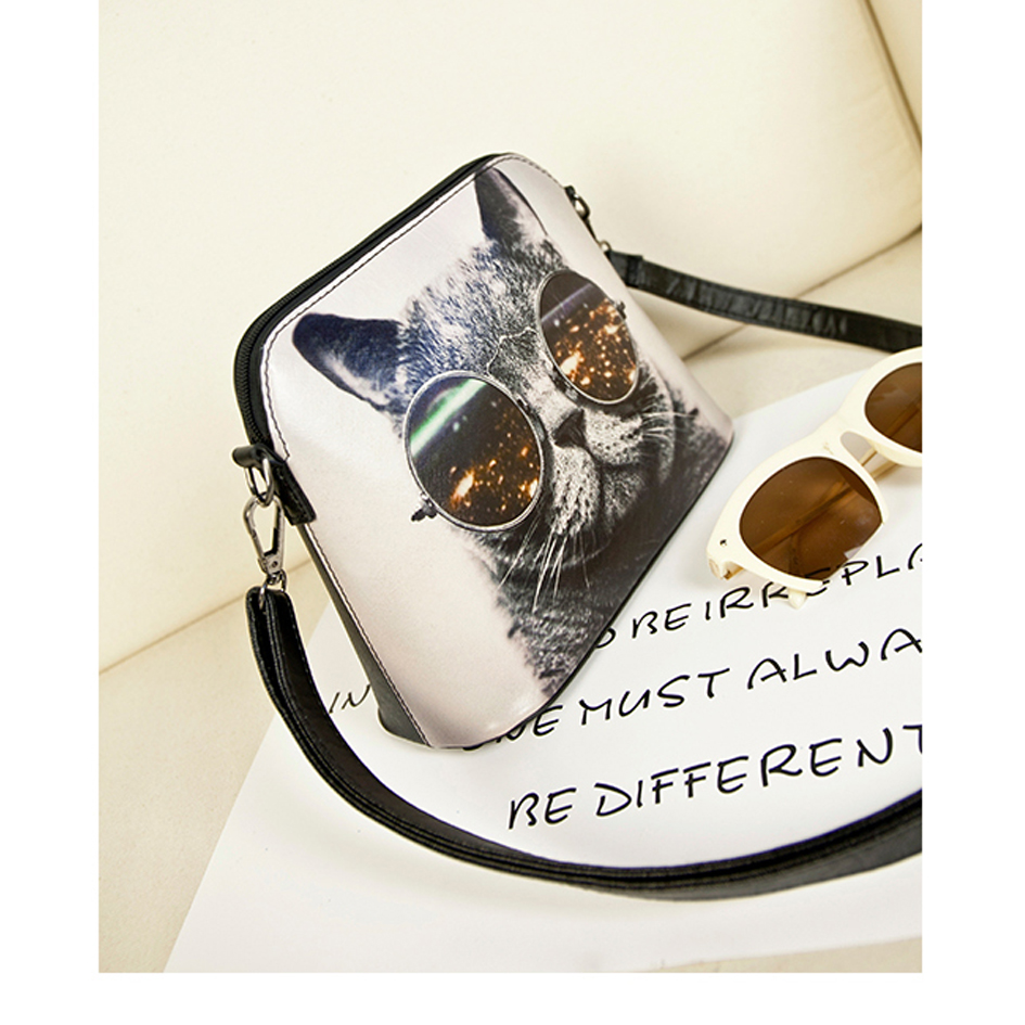 Mini Vintage Damen Umhängetaschen Mode Shell Damen Tasche Neue Pu Leder Damen Nachricht Beutel Zeichenmuster