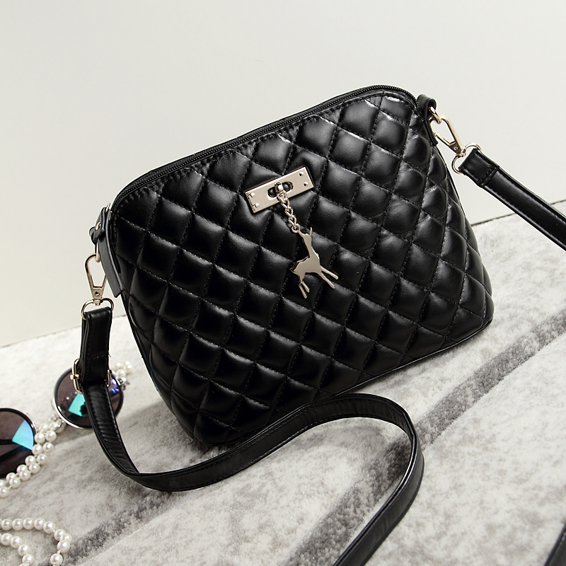 casual kariertes kleine Handtaschen aus Leder neue mode Damen Geldbörse partei hochzeit kupplung Damen crossbody