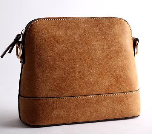 neue Retro nubukLeder Handtaschen mode ZA shell kleinen platz paket Damen Schulter Umhängetasche