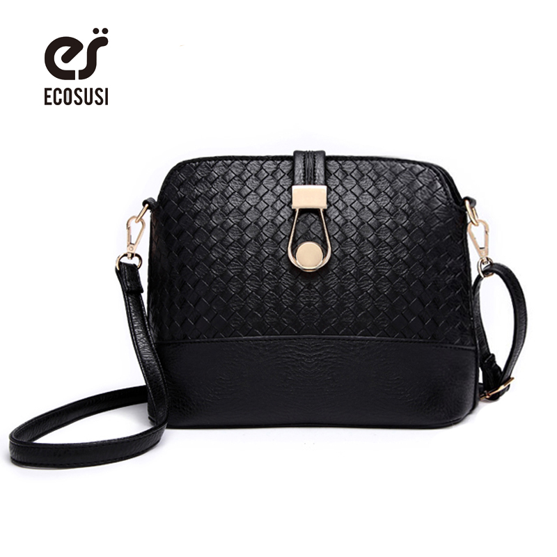 Stricken Damen Messenger Bags Mode Shell Weiblichen Beutel Damen Leder Durable Kreuzkörper Damen Tasche Damen