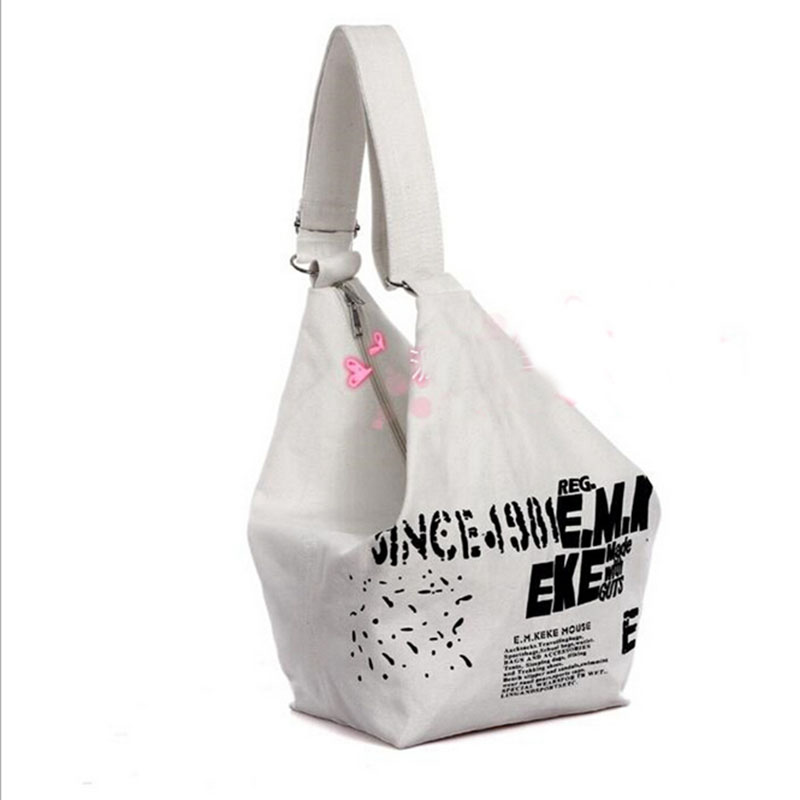 Damen Tasche Neue Marke Große Kapazität Brief Damen Leinwand Messenger Taschen Hochwertigem Mode Vintage