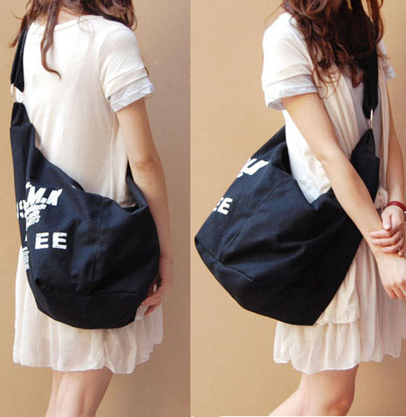 Damen Tasche Neue Marke Große Kapazität Brief Damen Leinwand Messenger Taschen Hochwertigem Mode Vintage