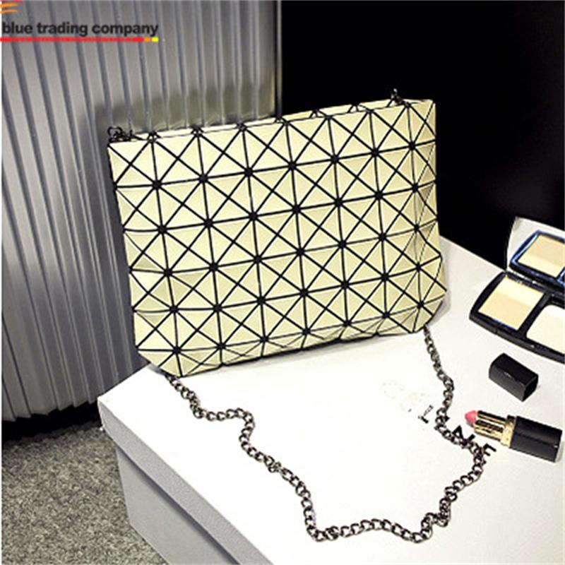 Japanische berühmte Marke Mode Geometrie PU Leder Schultertasche Einkaufstasche Handtasche Tote Geldbeutel