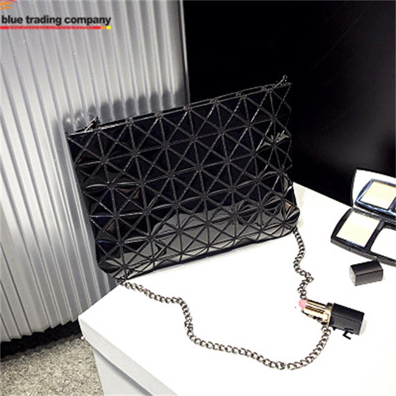 Japanische berühmte Marke Mode Geometrie PU Leder Schultertasche Einkaufstasche Handtasche Tote Geldbeutel