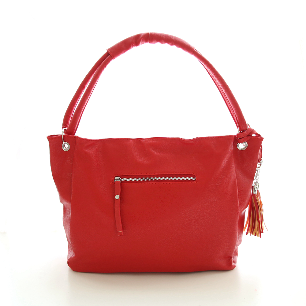 Herold Quaste Damen Hobos Tasche Pu Leder Damen Handtasche Lässig Damen Messenger Taschen Trage Feste Top Griff