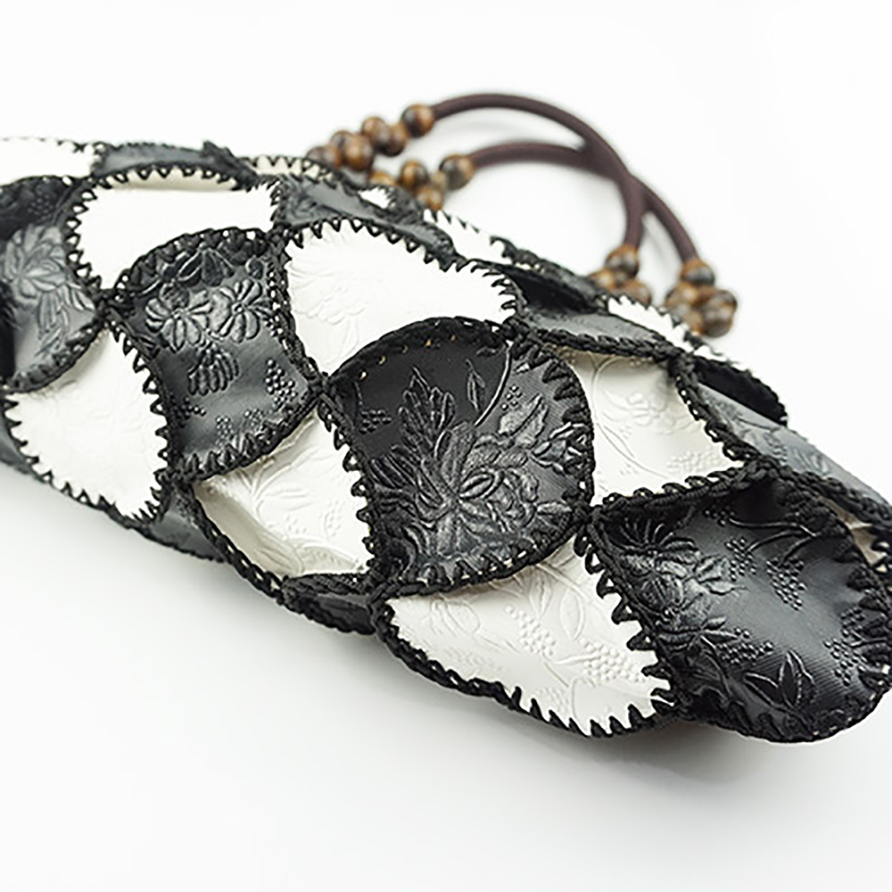 Damen Leder Handtaschen von bekannten marken leopard patchwork nationalen Umhängetaschen handgenäht sicke