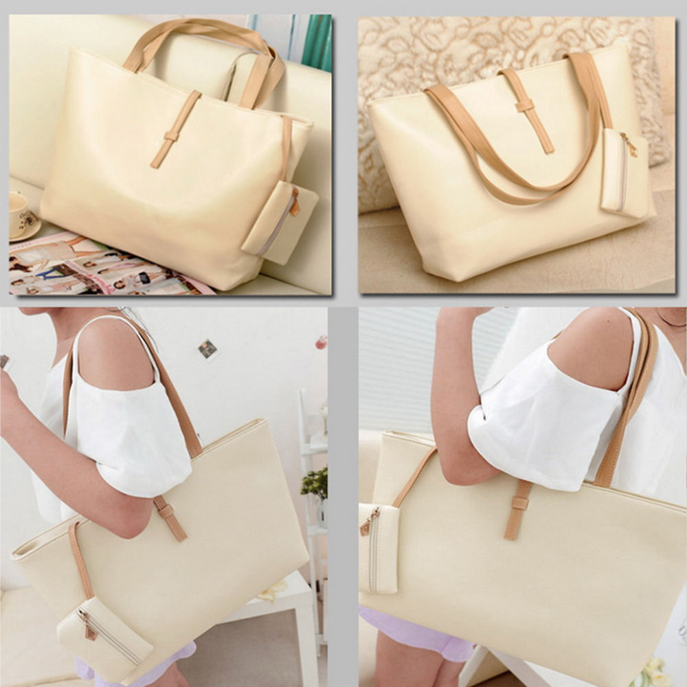 Mode Damen Multi farben Schultertasche Damen Einkaufstasche Einfache und Stilvolle Handtasche Elegante Luxus pu