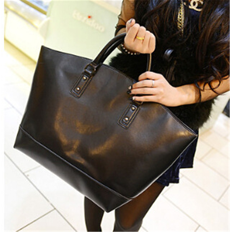 Luxus marke pu Leder Damen Handtasche Umhängetaschen schwarz orange rosa solide zipper große große