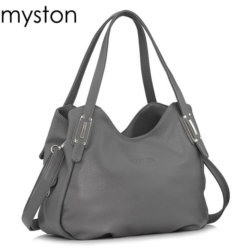 alle Jahreszeiten geprägt echtem Leder Damen Taschen Famous Brand echtes Leder Handtaschen Damen Casual Schulter