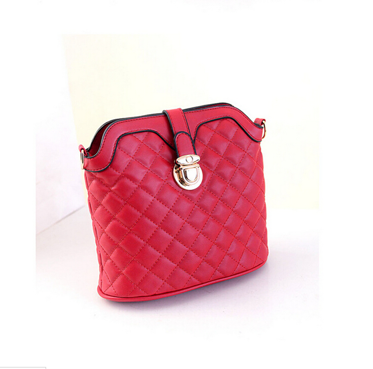 neue Plaid Ketten Damen Messenger Bags Fünf Farben Praktische Damen Tasche Kleine Pu Damen Umhängetasche