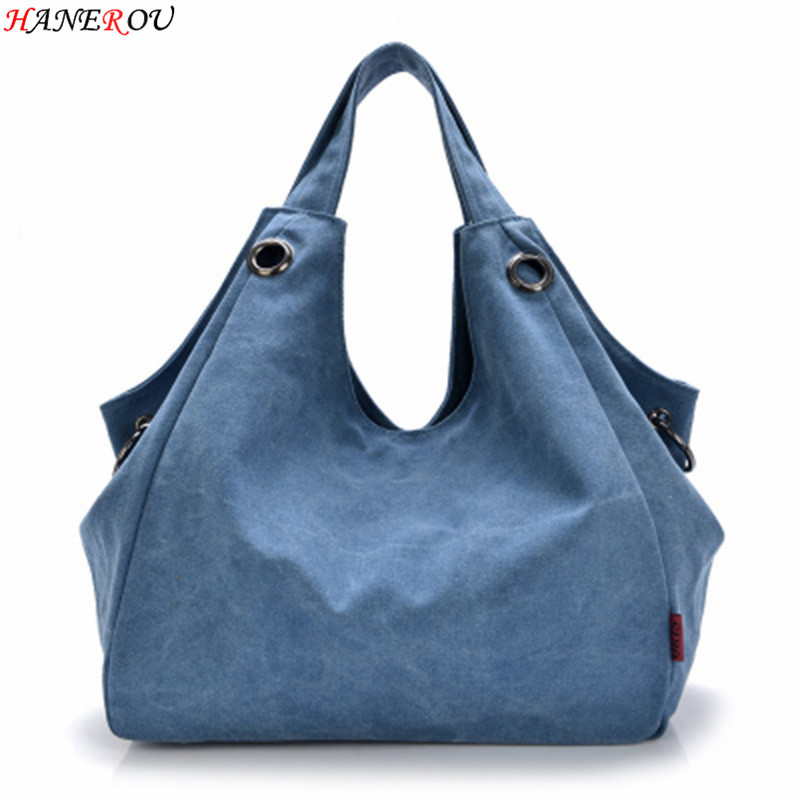 Luxus Handtaschen Neue Mode Leinwand Großen Damen Taschen Hochwertigen Hobo Messenger Bags Berühmte Top