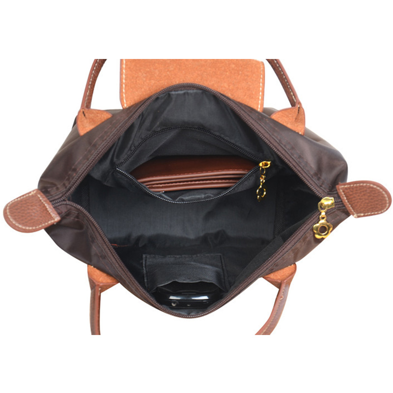 mode Bonbonfarben Strandtasche Wasserdichte Nylongewebe Damen Handtasche Solide Damen Messenger Schulter