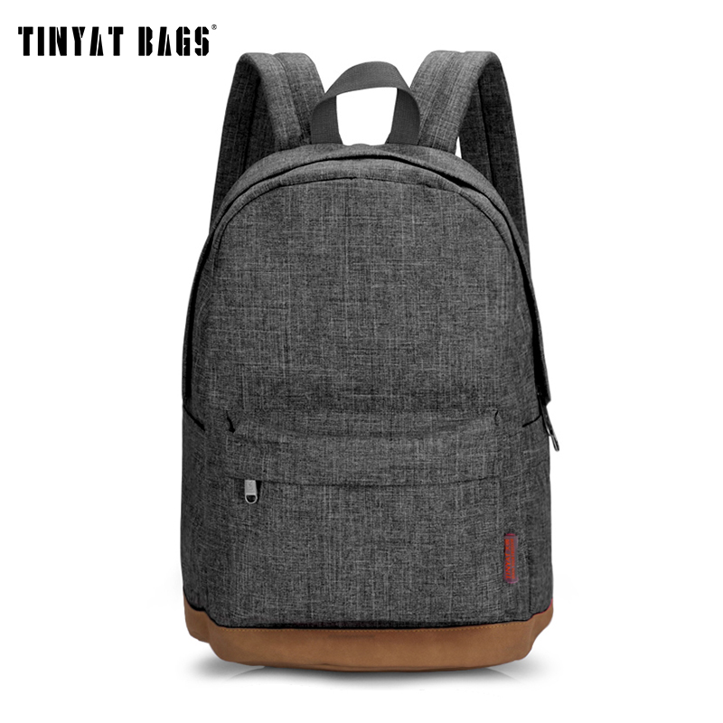Herren Männlichen Leinwand College School Student Rucksack Lässig Rucksäcke Reisetasche