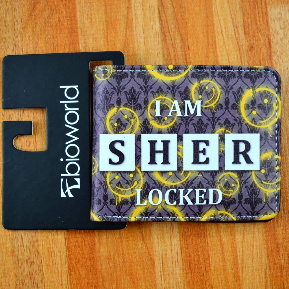 DC karikaturmappe Harry Potter Sherlock Zombies Eine kurze multi card bit minimalistischen cartoon Brieftasche