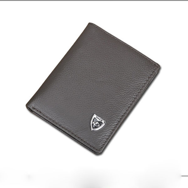 1 stück Hochwertige Mode Für Herren RindsLeder Brieftasche ID Kartenhalter Bifold Mini Brieftasche