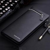 Mit Reißverschluss  Herren Brieftaschen berühmte marke Handtasche lange dünne Brieftaschen