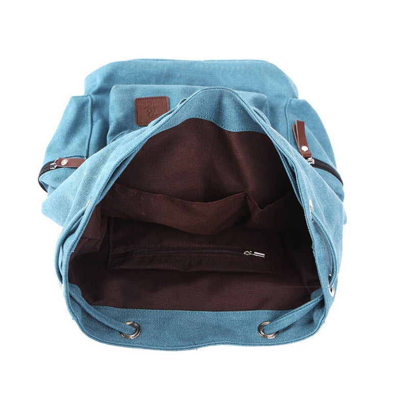 Neue  Mode Vintage Herren Rucksäcke Patchwork vintage Tasche Leinwand Umhängetaschen Rucksack Schultasche