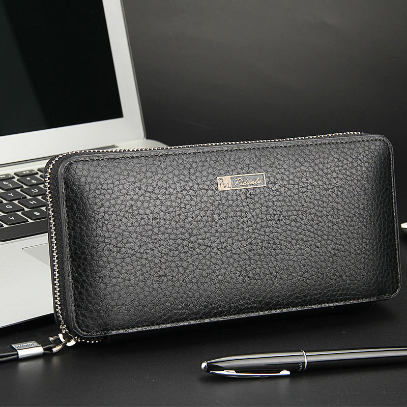 Marke Echtem Leder Männlichen Geldbörse Herren Handtaschen Lang Geschäft multifunktionale Geldbörse