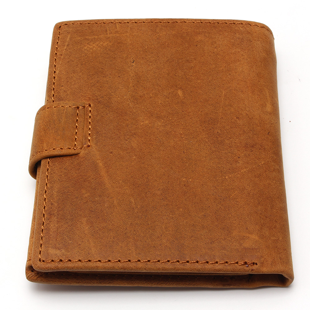 Herren Geldbörsen Marke Vintage Designer Echte öl Wachs Leder RindsLeder Kurze Bifold Geldbörse Karte