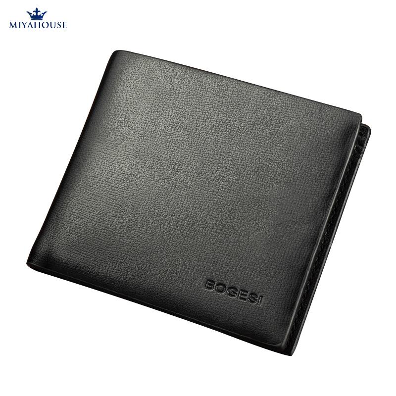 Einfachen Stil Beiläufige Herren Geldbörsen Kurz Design Kartenhalter Männlichen Geldbörse