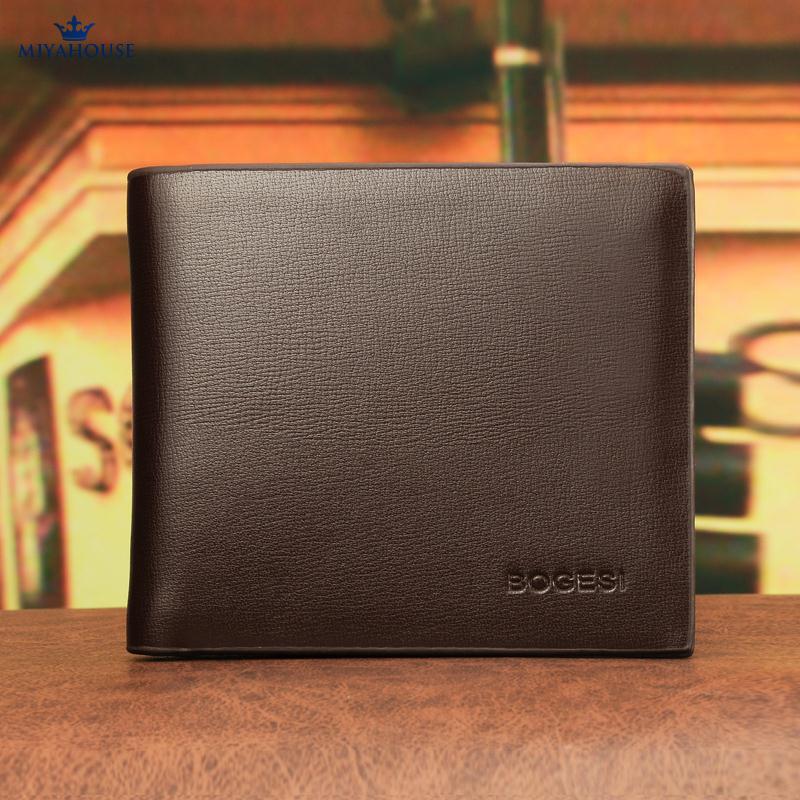Einfachen Stil Beiläufige Herren Geldbörsen Kurz Design Kartenhalter Männlichen Geldbörse