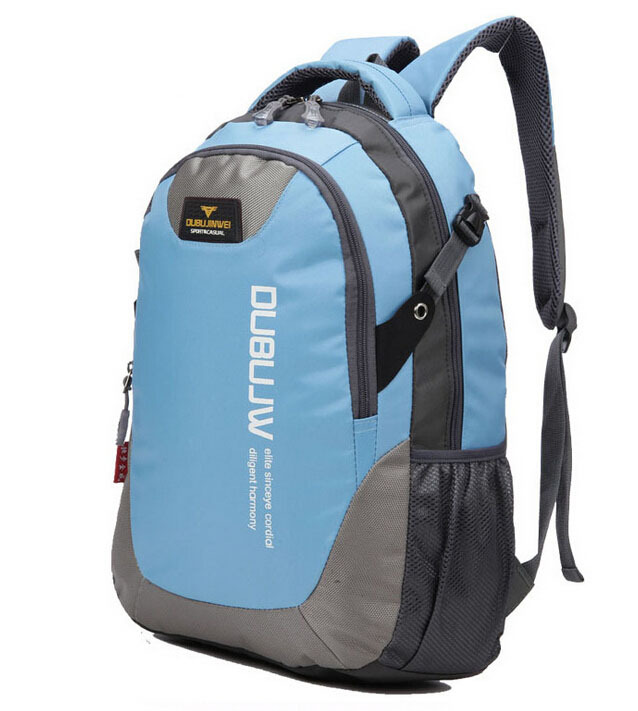 Herren Outdoor Wandern Rucksack Unisex Harz Mesh Softback Sport Doppelt Schulter ReiseRucksack Fahrrad Schule Rucksack