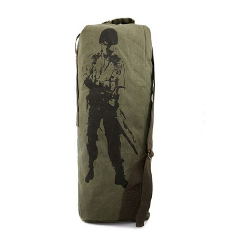 Außenreisegepäckanhänger Armee Herren Military Rucksack Leinwand BergwanderRucksack Camping