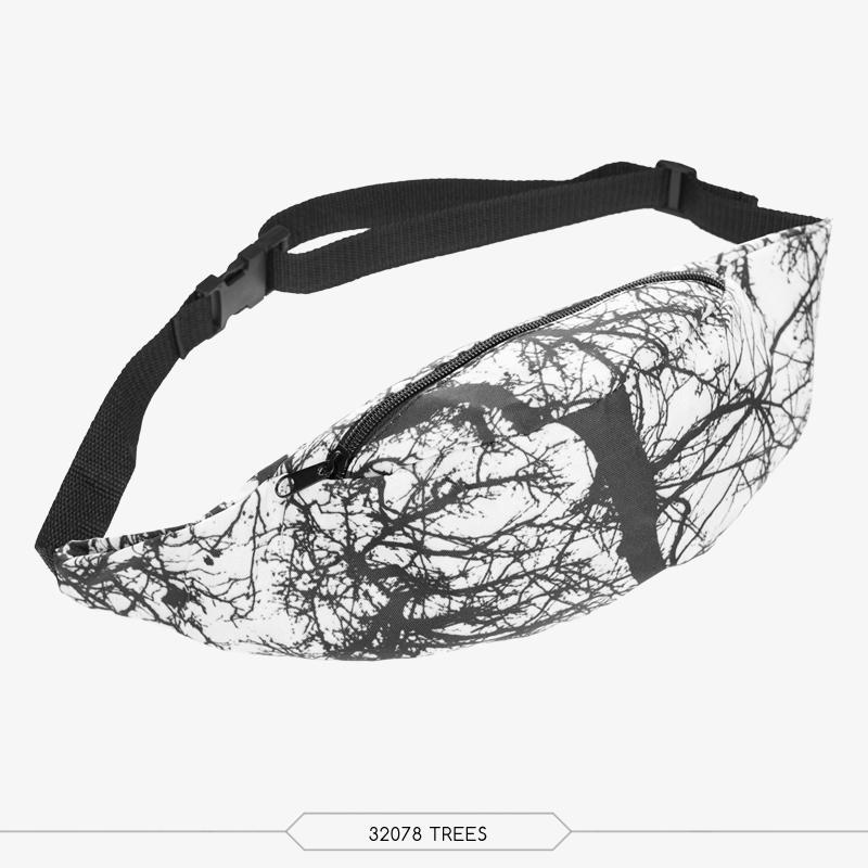 3D Print Bauchtasche Tasche Hüfttasche multifunktionale Tasche Sport laufen bolso Reise Gürteltasche