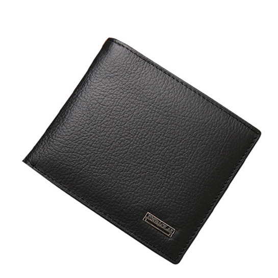 Vintage Herren Brieftaschen aus echtem Leder Geldbörse kurz casual männlichen kartenhalter carteira marke