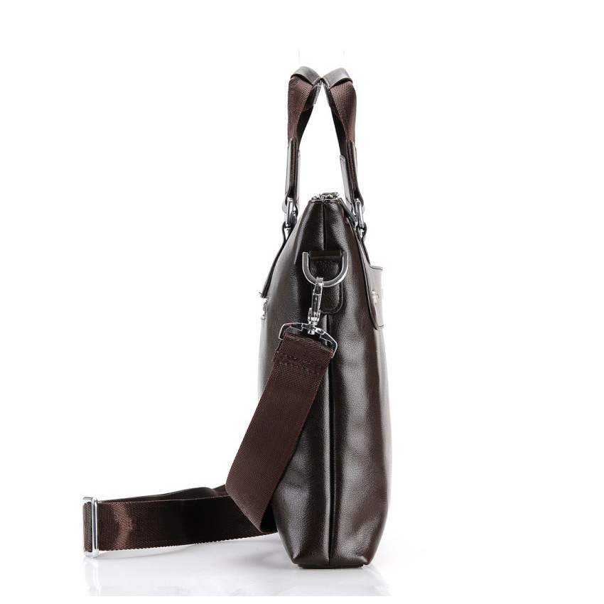 Herren Casual Aktentasche Business Schultertasche Leder Messenger Bags Computer Laptop Handtasche Tasche