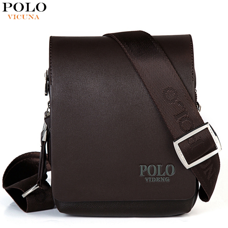 Polo neue Ankunft Fashion Business Leder Herren Messenger Bags Werbe Kleine Crossbody Schulter Tasche Casual