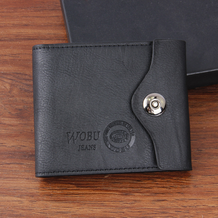 Herren Vintage PU Leder Mode Herren Geldbörsen Kreditkartenetui Schlank Bifold Geldbörse Herren