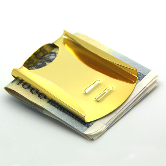 Edelstahl 3 Farbe Dünne Schlanke Geld Clip Clamp Doppelseitige Kreditkarteninhaber Flaschenöffner