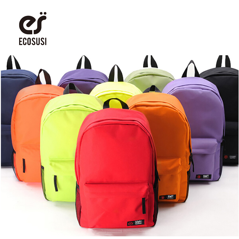 Hot! Neue Großhandel Campus 10 Farben Rucksack Hohe Qualität Schule Rucksäcke weniger ist mehr Schultasche