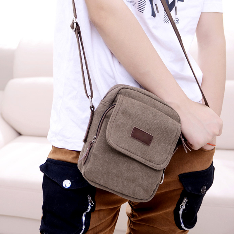 Kaffee Herren Vintage Tasche Kleine Umhängetasche Umhängetasche Neue Klassische