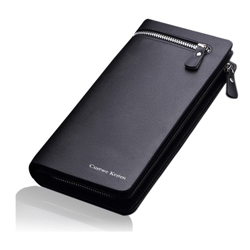 Hot mode Für Herren Marke Design Geldbörsen Business Langen Reißverschluss Geldbörse Ehren