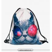 neue mode Rucksack 3D druck travel softback man Damen harajuku kordelzug Herren Rucksäcke