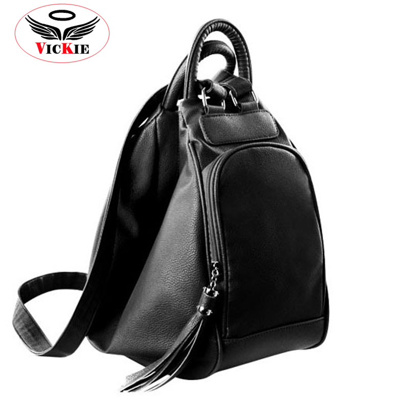 Mode Quaste Damen Leder Rucksäcke Beiläufige Dame Rucksack Reisetasche Campus Damen Schule Schulter Taschen