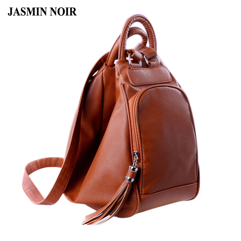 Damen Tasche sommer neue orange Leder Rucksäcke Umhängetasche casual Schultertasche multifunktions Damen