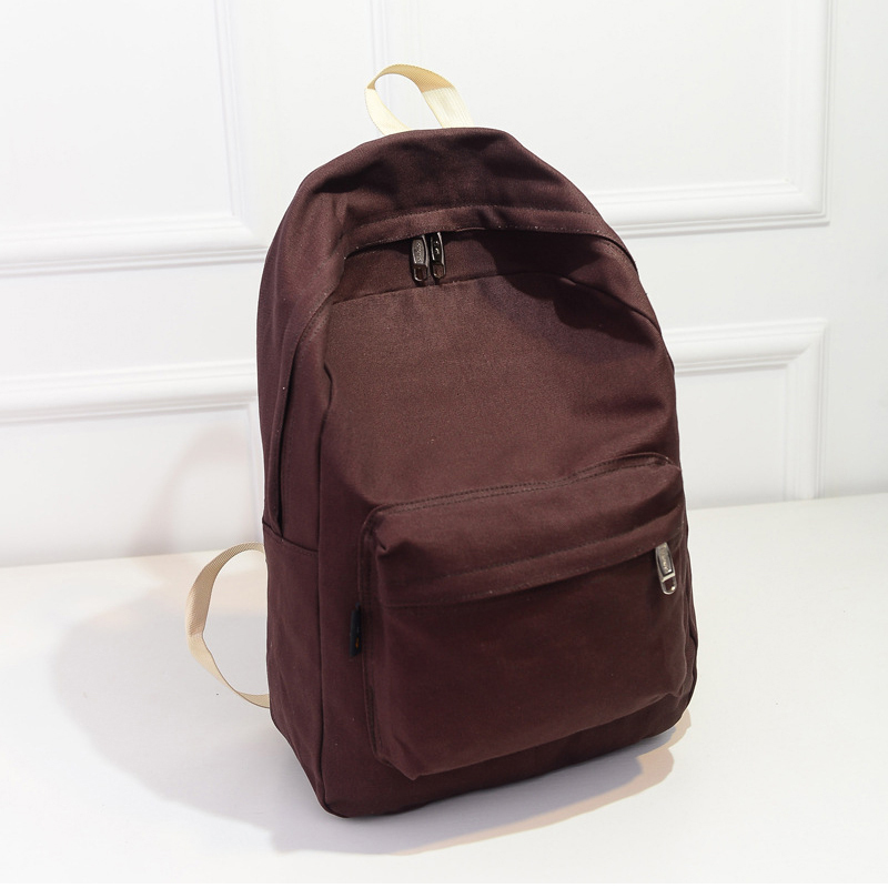 Heißer neue Marke Design Mode schwarz Leinwand Damen Rucksack lässig Reise Taschen adrette Schultaschen