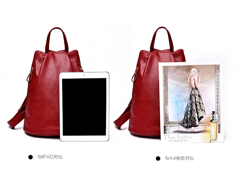 Damen aus echtem Leder Rucksäcke für Damen vintage Schultasche für college girl Reisetasche Rucksack