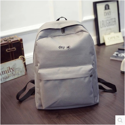 Nacht Tag Bestickt Leinwand Rucksack Neue Schule Rucksack Für Damen Teenager Mädchen Mochila Escolar Damen