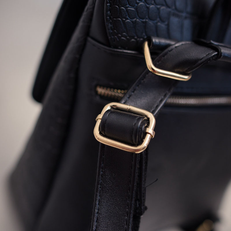 Toposhine Neue Pu Leder Quadrat Alligator Damen Rucksack Solide Einfache Schul Designer Rucksack Hübsche