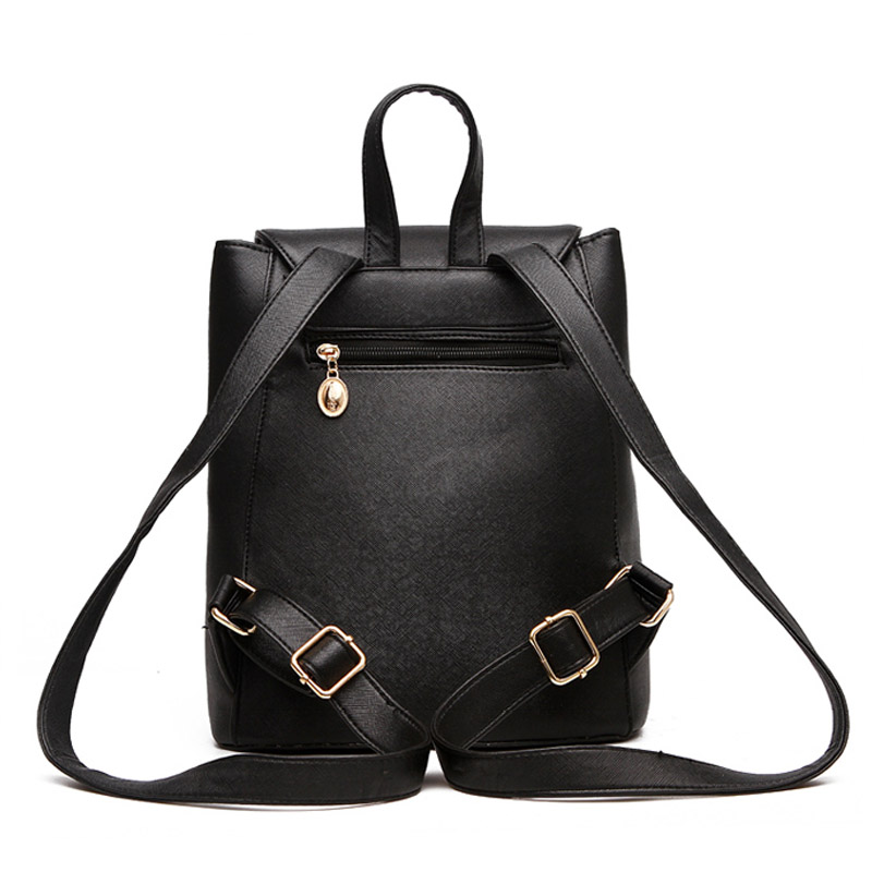 Rucksäcke Damen Mode Rucksack Pu Tasche Frische Rucksack Schultaschen Für Jugendliche Mochila Taschen Damen