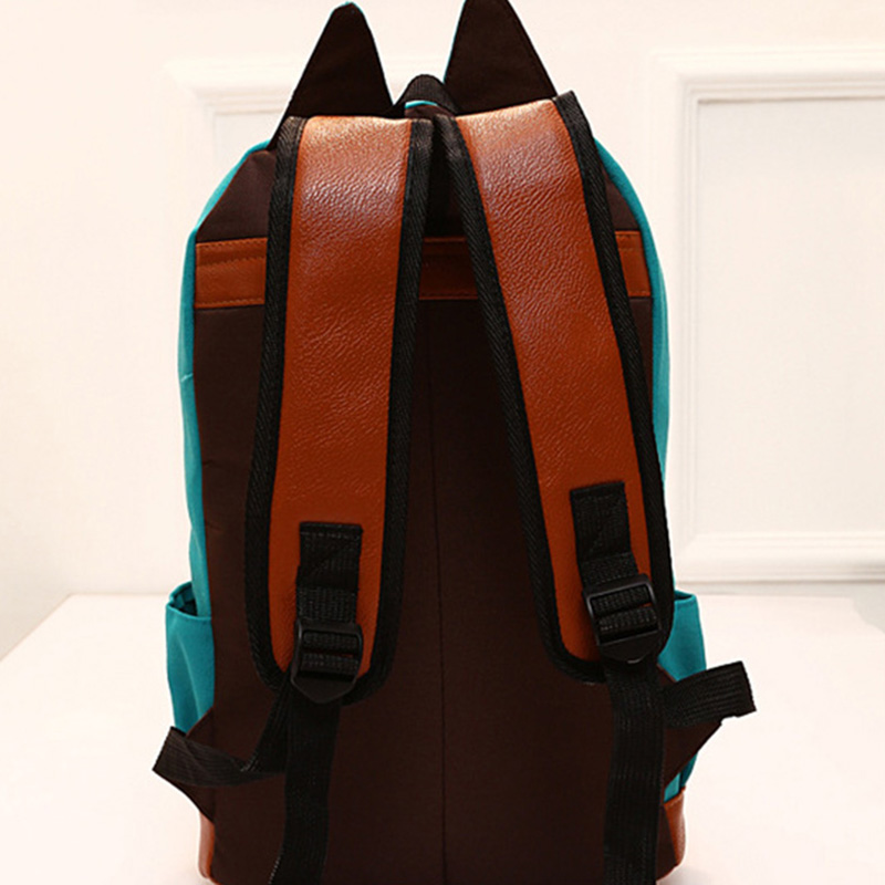 mode neue förderung leinwand katzenohren Herren und Damen Rucksack koreanische version Umhängetasche Rucksäcke