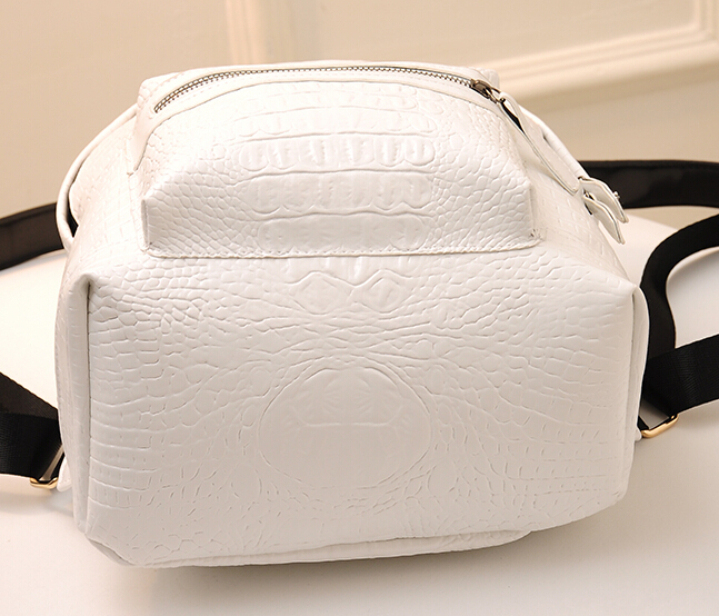 mode Damen Leder Rucksäcke Alligator Krokodil Schultaschen Für Jugendliche Mädchen Weibliche Wandern