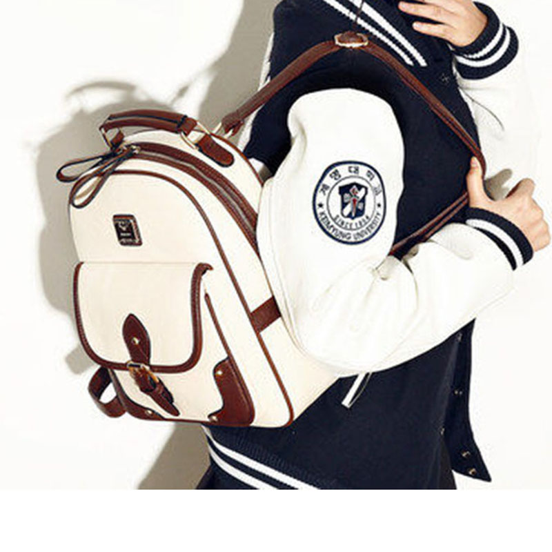 Neue Hohe Qualität Marke Patchwork Damen Rucksäcke Mochila Damen Pu Leder Rucksack Reisetasche Schultasche