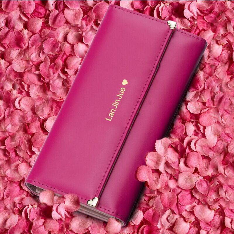 Förderung HOT Fashion Lady Tasche Damen Brieftasche Geldbörse Beliebt Lange Taschen PU Handtaschen Kartenhalter